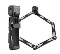 Sportneer Candado de bicicleta plegable con candado - Candado para bicicleta con cilindro Super B para una alta protección contra manipulaciones - Nivel de seguridad ART 2 - Largo 95 cm