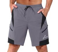 Sportneer Pantalones Cortos de MTB, Pantalones Cortos de Ciclismo para Hombre con Acolchados en 3D Pantalones Transpirables para Bicicletas de MTB Pantalones Cortos de Ciclismo para Exteriores