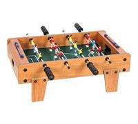 SPORTNOW 20 pulg. Fútbol de Mesa, Madera Natural | Varillas de Acero Inoxidable, Compacto, Fútbol de Mesa, Todas las Edades, Juego Completo, Interior