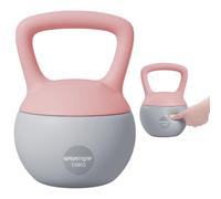 SPORTNOW 4/6/8/10/12 kg Pesa Rusa Soft Kettlebell Mango Antideslizante | Relleno de Arena Metálica, para Entrenamiento Culturismo en Casa, Gimnasio
