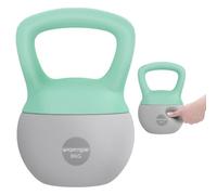 SPORTNOW 4/6/8/10/12 kg Pesa Rusa Soft Kettlebell Mango Antideslizante | Relleno de Arena Metálica, para Entrenamiento Culturismo en Casa, Gimnasio