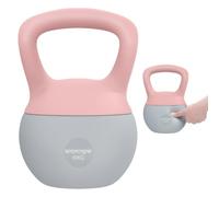 SPORTNOW 4/6/8/10/12 kg Pesa Rusa Soft Kettlebell Mango Antideslizante | Relleno de Arena Metálica, para Entrenamiento Culturismo en Casa, Gimnasio