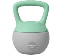 SPORTNOW 4/6/8/10/12 kg Pesa Rusa Soft Kettlebell Mango Antideslizante | Relleno de Arena Metálica, para Entrenamiento Culturismo en Casa, Gimnasio