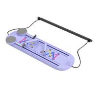SPORTNOW 5 en 1 Agarre para Flexiones Plegable Barras de Flexiones con Bandas de Resistencia Almohadillas para Codos Portátiles Aosom España