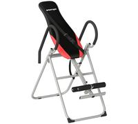 SPORTNOW Banco de inversión plegable con cierre de tobillo ajustable, cinturón de seguridad, entrenador de gravedad para aliviar la columna vertebral hasta 120 kg