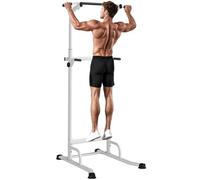 SPORTNOW Barra de Dominadas Altura Regulable 176,5-227 cm, Estación de Fondos Resistente para Gimnasio en Casa, Máquina Dominadas Multifuncional, para Entrenamiento de Fuerza, Carga 120 kg