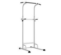 SPORTNOW Barra de Dominadas Altura Regulable 176,5-227 cm, Estación de Fondos Resistente para Gimnasio en Casa, Máquina Dominadas Multifuncional, para Entrenamiento de Fuerza, Carga 120 kg
