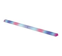 SPORTNOW Barra de Equilibrio Gimnasia Plegable 236 cm, Barra de Gimnasia Artística con Base Antideslizante, Viga de Equilibrio para Niños, Principiantes, Gimnastas Profesionales, Entrenamiento en Casa