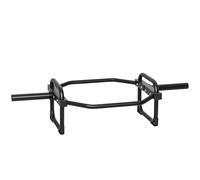 SPORTNOW Barra Olímpica Hexagonal 5 cm Capacidad 300 kg para Press Peso Muerto y Sentadillas Aosom España