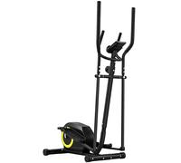 SPORTNOW Bicicleta Elíptica para Casa Silenciosa con Bluetooth Compatible con App Resistencia de 8 Niveles Sensor Pulso Ruedas