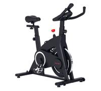 Sportnow Bicicleta Estática Con Volante De Inercia 15 Kg Carga 120 Kg Negro