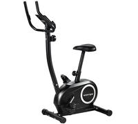 SPORTNOW Bicicleta estática Bluetooth, App, Silenciosa, 8 niveles de resistencia magnética para el hogar.