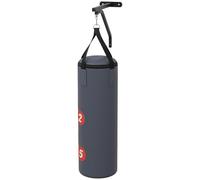 SPORTNOW Bolsa de boxeo sin relleno con soporte de pared, bolsa pesada con guantes, bandas para manos y gancho giratorio de 360° para MMA, Kickboxing, karate, entrenamiento en casa