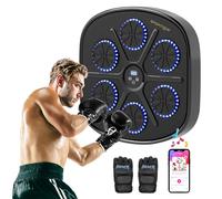 SPORTNOW Boxeo Pared Musical Máquina Boxeo 9 Velocidades Adultos Niños