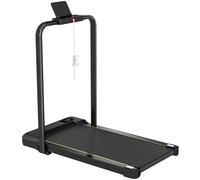 SPORTNOW Cinta de Correr Plegable Inclinado Debajo del Escritorio 2 en 1 con 2.0HP 6 km/h Pantalla LED Control Remoto Negro