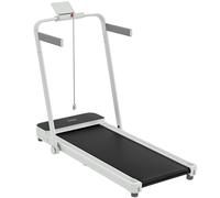 SPORTNOW Cinta de Correr Plegable Inclinado Debajo del Escritorio 2 en 1 con 2.5HP 16KM/H Pantalla LED Control Remoto y Soporte