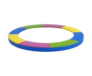 SPORTNOW cubierta de borde de cama elástica Ø305 cm de ancho, resistente a la rotura cubierta de muelle resistente a los rayos UV, impermeable, accesorios de cama elástica protección de borde red de