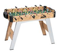 SPORTNOW Futbolín para Niños y Adultos, 22 Jugadores, 2 Balones, 2 Contadores Manuales, 109 x 77 x 72 cm, Roble amarillo