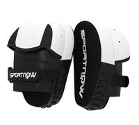 SPORTNOW Guantes de boxeo manoplas de boxeo con protección para los dedos para Muay Thai Kickboxing Artes Marciales MMA 24x19x4 cm Aosom España