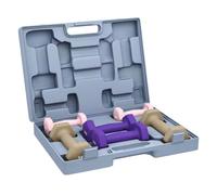 SPORTNOW Juego de Mancuernas de 6 Piezas 2 x1 kg 2 x2 kg 2 x3 kg Mancuernas Hexagonales con Revestimiento de Plástico Antideslizante y Estuche de Transporte para Ejercicio en Casa Gimnasio Multicolor