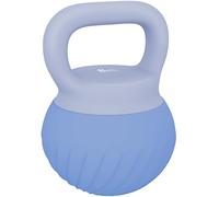 SPORTNOW Kettlebell 8 kg, mancuernas con mango antideslizante, ergonómico, mancuernas de bola, entrenamiento para gimnasio, azul