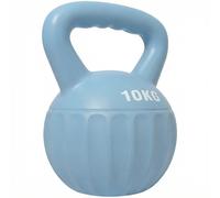 SPORTNOW Kettlebell pesa rusa 6 kg, rellena de arena, para principiantes, entrenamiento de fuerza en casa, 21 x 21 x 27 cm, azul Aosom España