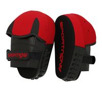 SPORTNOW Manopla de Boxeo Paos Muay Thai MMA Curvadas para Entrenamiento Karate Taekwondo Kickboxing Training Rojo
