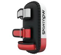 SPORTNOW Manopla de Boxeo Paos Muay Thai para Entrenamiento de Boxeo Boxing Karate Taekwondo Kickboxing Training en Hogar Gimnasio Negro