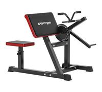 SPORTNOW Máquina de Bíceps y Tríceps 2 en 1, Banco de Curl de Predicador con Asiento y Apoyo de Codo Ajustables, Máquina de Curl de Bíceps y Extensión de Tríceps para Entrenamiento en Gimnasio, Casa