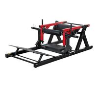 SPORTNOW Máquina Hip Thrust, Puente de Glúteos con Carga de Discos 270 kg, Soporte para Pesas, Rojo