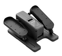 SPORTNOW Mini Elíptica Eléctrica Bajo Escritorio con 12 Niveles Programas Automáticos Control Remoto y Pantalla LED Negro Aosom España