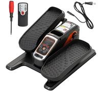 SPORTNOW Mini Elíptica Eléctrica para Personas Mayores con 12 Velocidades, Modo Manual y Automático, Control Remoto, Pedaleador Eléctrico Silencioso Portátil con Pantalla LED y Pedales Antideslizantes