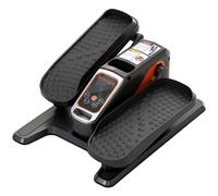 SPORTNOW Mini Elíptica Eléctrica Silencioso con 12 Velocidades Modo Manual y Automático Control Remoto y Pantalla LED Negro