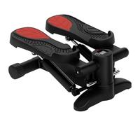 SPORTNOW Mini Stepper para Hogar con Pantalla LCD Negro | Stepper fitness, capacidad 100 kg, para entrenamiento de piernas en oficina en casa.