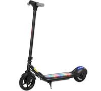 SPORTNOW Patinete eléctrico para niños con pantalla LED, luces RGB, patinete eléctrico, neumáticos de 6,5 pulgadas, velocidad 10 km/h, autonomía 8 km, arranque en kick, para niñas y niños de 6 a 14