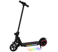 SPORTNOW Patinete eléctrico para niños de 6-14 años scooter eléctrico plegable para niños velocidad máx. 14 km/h aluminio negro