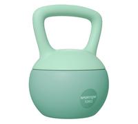 SPORTNOW Pesa Rusa 10 kg, Soft Kettlebell Relleno de Arena Metálica y Mango Antideslizante, para Entrenamiento Culturismo en Casa, Gimnasio, Verde