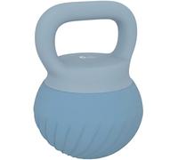 SPORTNOW Pesa Rusa 6/8/10kg Soft Kettlebell Mango Antideslizante Azul Claro | Relleno de Arena Metálica, para Entrenamiento Culturismo, Casa, Gimnasio
