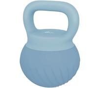 SPORTNOW Pesa Rusa 6/8/10kg Soft Kettlebell Mango Antideslizante Azul Claro | Relleno de Arena Metálica, para Entrenamiento Culturismo, Casa, Gimnasio