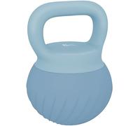 SPORTNOW Pesa Rusa 8 kg, Soft Kettlebell Relleno de Arena Metálica y Mango Antideslizante, para Entrenamiento Culturismo en Casa, Gimnasio, Azul Claro