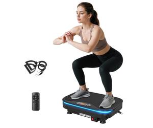 Sportnow Plataforma Vibratoria Con Altavoz Bluetooth Pantalla Led 99 Velocidades