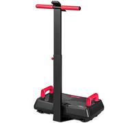 SPORTNOW Plataforma vibratoria silenciosa con asiento 99 niveles de intensidad 3 programas predefinidos altura regulable & asas desmontables