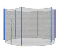 SPORTNOW Red de Seguridad para Cama Elástica Ø305 cm Red de Trampolín Redondo para Exterior Protectora para Cama Elástica de 6 Postes Rectos Azul