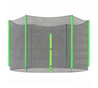SPORTNOW Red de Seguridad para Cama Elástica Ø305 cm Red de Trampolín Redondo para Exterior Protectora para Cama Elástica de 6 Postes Rectos Verde