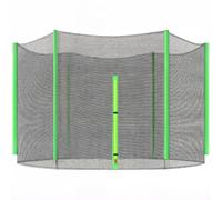 SPORTNOW Red de Seguridad para Cama Elástica Ø305 cm Red de Trampolín Redondo para Exterior Protectora para Cama Elástica de 6 Postes Rectos Verde