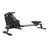 SPORTNOW Remadora 16 Niveles de Resistencia Magnética Riel de Aluminio Bluetooth Compatible con App Aosom España