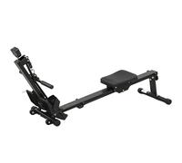 SPORTNOW Remadora Plegable con Monitor LCD y Asiento Acolchado, Resistencia Elástica, Capacidad 150 kg Aosom España