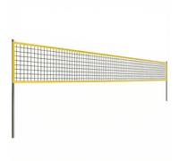 SPORTNOW Set de bádminton, red portátil con postes de acero regulables en altura, bolsa de transporte 950 x 100 x 248 cm Negro