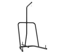 SPORTNOW Soporte de Saco de Boxeo de Pie Soporte para Bolsas de Boxeo con Marco de Acero Carga de 60 kg para Bolas de Velocidad Entrenamiento en Gimnasio Hogar Negro