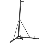 SPORTNOW Soporte de Saco de Boxeo Plegable de Pie 170x90x182-225 cm Negro | Soporte para Bolsas de Boxeo, Altura Ajustable en 10 Niveles, Entrenamiento en Gimnasio Hogar